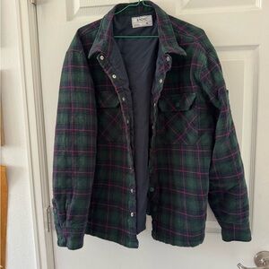 Men's Green Plaid Jacket, plaid Shackleton